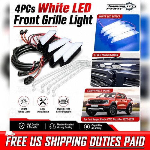4pcs white led - white, light