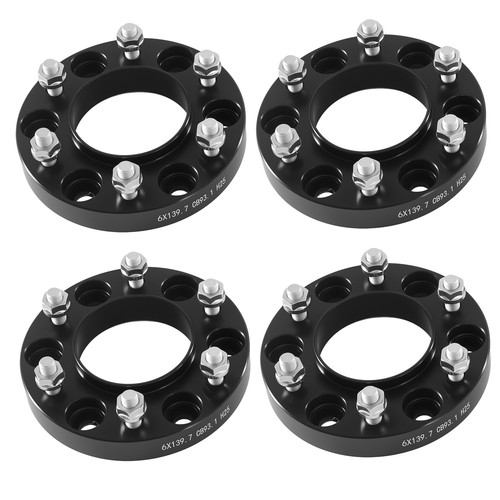 25mm black wheel spacers - 4x,