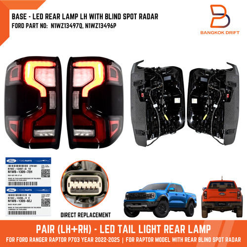 Oem led tail lights blind - oem,
