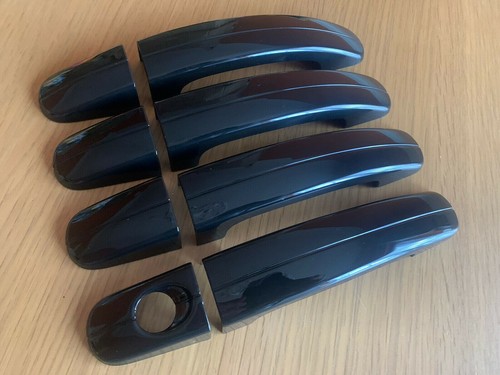 Gloss black door handle - handle, covers