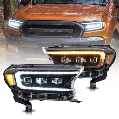 Pair led projector headlights - pair,