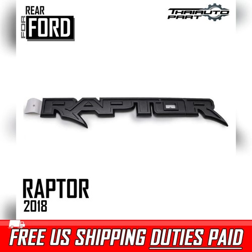 Rear genuine logo raptor badge - logo,