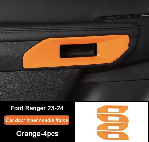 Orange interior door handle - interior,