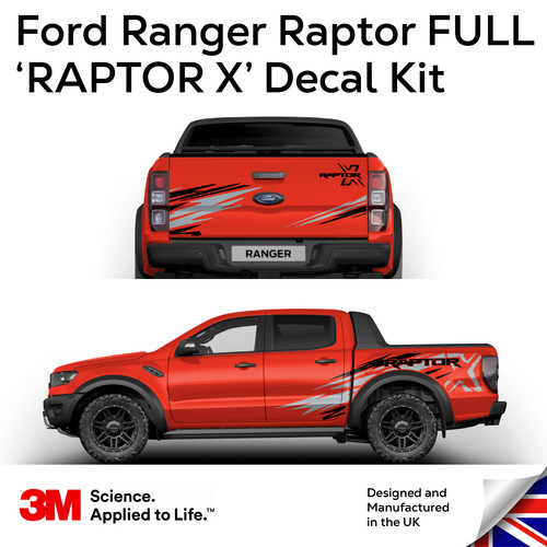 Raptor full graphic decal - x,