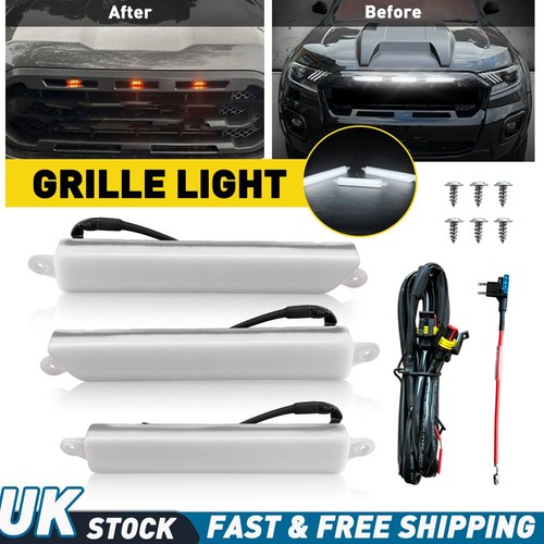 Front grill led - grill, white