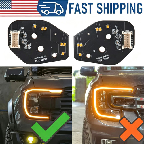 Amber drl led boards for - drl, ford
