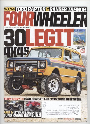Four wheeler july - 2021, ford