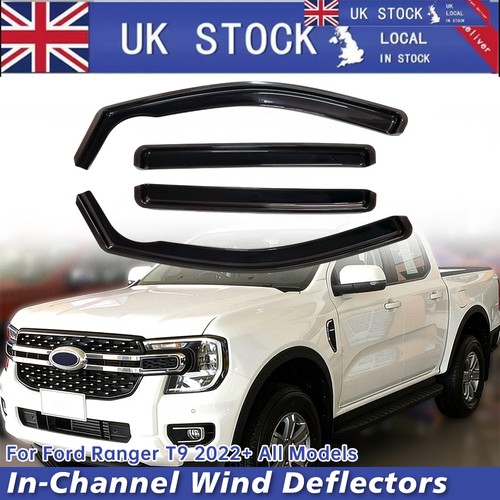 Wind deflectors 4pc for ford - deflectors,