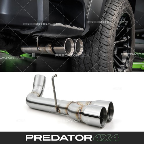 Raptor style twin side exit - side,