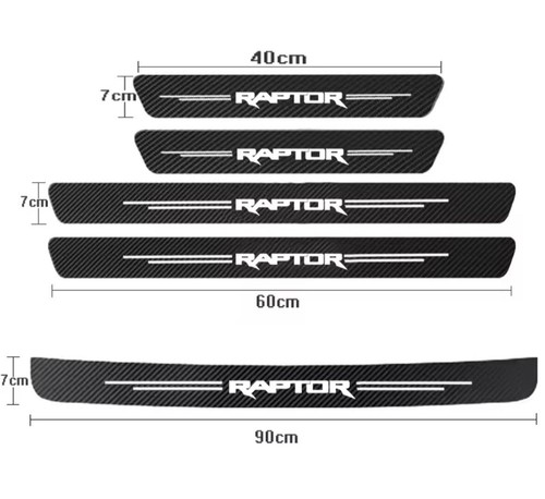 5pcs ford ranger raptor carbon - 5pcs,