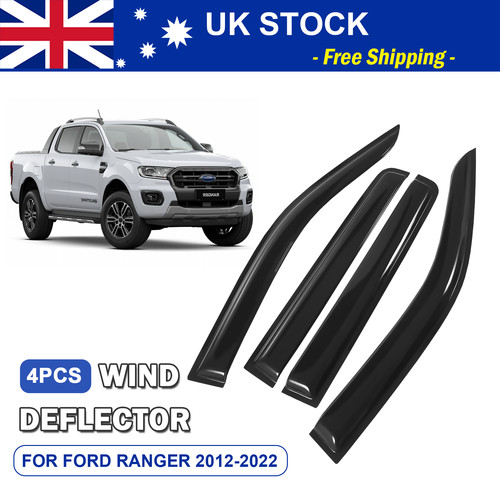 4pc tinted wind deflector - 4pc,